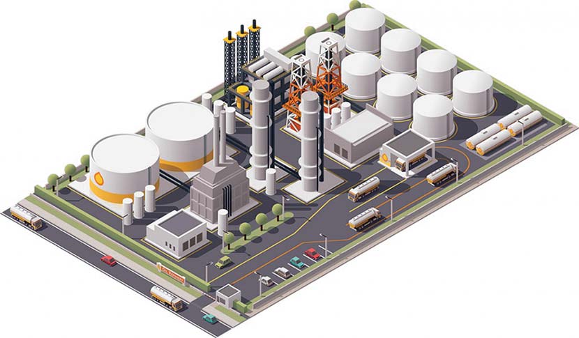 Проектирование нефтегазоперерабатывающих заводов и НПЗ